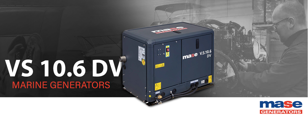 MASE GENERATORS - VS 10.6DV - 10.5 KW - 50/60Hz - Variable Speed (RPM) VS - 10-6DV - MAIN